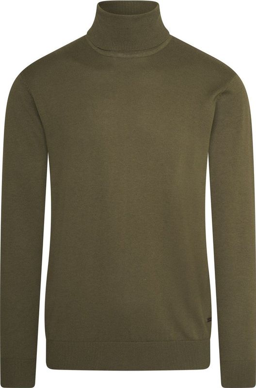 Cappuccino Italia - Heren Trui Coltrui Army - Groen