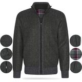 Cappuccino Italia - Heren Vest Bounded Jacket Antraciet - Grijs