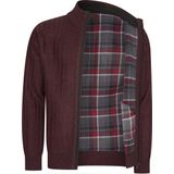 Cappuccino Italia - Bounded Jacket - Heren Vest - Burgundy Rood - Polyester