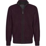 Cappuccino Italia - Bounded Jacket - Heren Vest - Burgundy Rood - Polyester