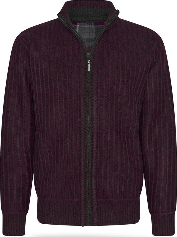 Cappuccino Italia - Bounded Jacket - Heren Vest - Burgundy Rood - Polyester
