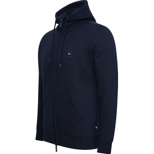 Cappuccino Italia - Heren Hoodies Fleece Zip Hood - Blauw