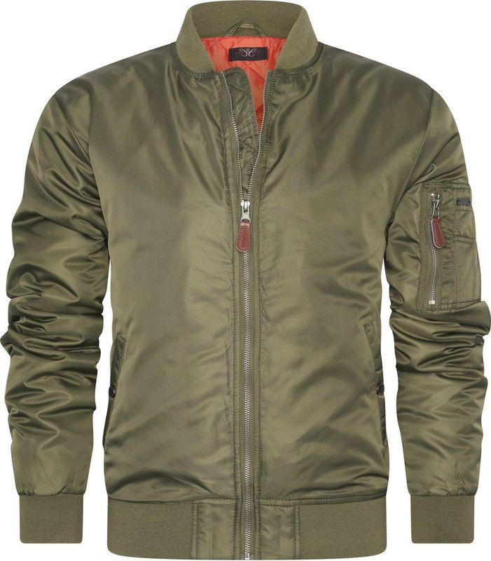 Herenjas - Groen - Tussenseizoen - 100% Nylon - 2 Afsluitbare Binnenzakken