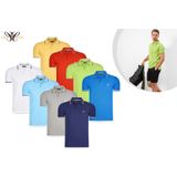 Cappuccino Italia - Heren Polo SS Polo Applique Pique - Wit - Maat S