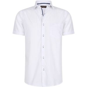 Cappuccino Italia - Overhemden Korte Mouw Palermo - Wit - Katoen/Polyester
