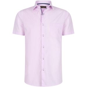 Cappuccino - Korte Mouwen Hemd - Navy - 80% Katoen, 20% Polyester