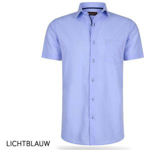 Cappuccino Italia - Palermo - Overhemd - Blauw - Katoen/Polyester