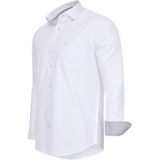 Cappuccino - Overhemd - Navy - 55% Katoen 45% Polyester