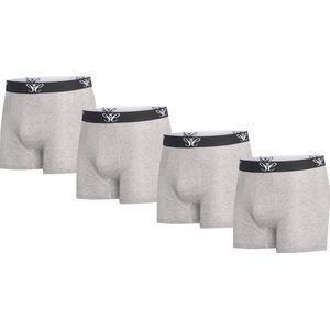 Cappuccino Italia - Heren Onderbroeken 4-Pack Boxers - Grijs - Maat L