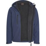 Cappuccino Italia Softshell Hood Jacket - Navy