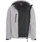 Softshell Jas - Lichtgrijs - Met Kap - Winddicht - XXL