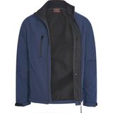 Cappuccino Italia Softshell zip jacket navy