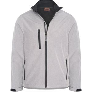 Cappuccino Italia Softshell Zip Jacket - Grijs
