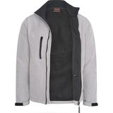 Cappuccino Italia - Heren Outdoorjas Softshell Zip Jacket Grijs - Grijs