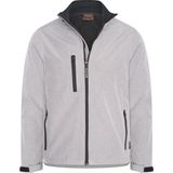 Cappuccino Italia - Heren Outdoorjas Softshell Zip Jacket Grijs - Grijs