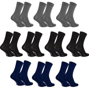 Cappuccino Italia - Heren Sokken 10 Paar Bamboe Casual - Zwart