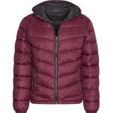 Cappuccino Italia - Heren Jas - Winter Hooded - Burgundy - Polyester