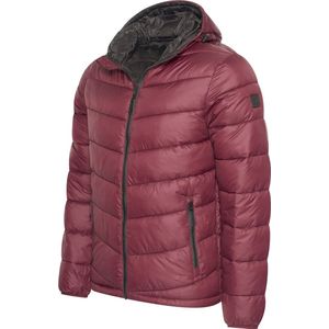 Cappuccino Italia - Heren Jas - Winter Hooded - Burgundy - Polyester