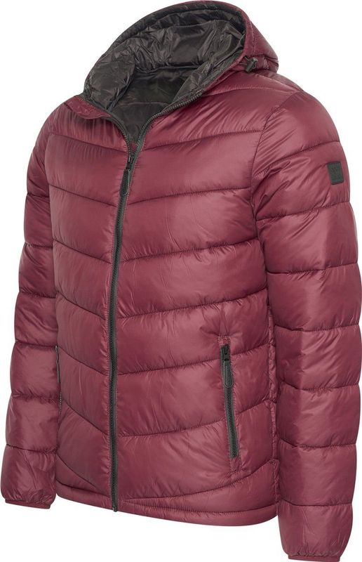 Cappuccino Italia - Heren Jas - Winter Hooded - Burgundy - Polyester