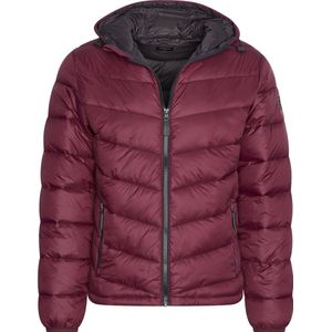 Cappuccino Italia - Heren Jas - Hooded Winter Jacket - Burgundy - Polyester