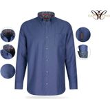 Cappuccino - Herenhemd - Hemelsblauw - Regular Fit