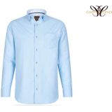 Cappuccino - Herenhemd - Hemelsblauw - Regular Fit