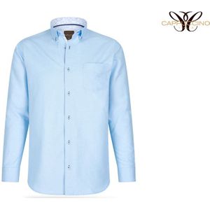 Cappuccino - Herenhemd - Hemelsblauw - Regular Fit