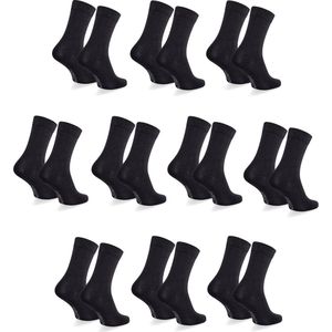 Cappuccino Italia - Heren Sokken - 10 Paar Bamboe Casual - Zwart