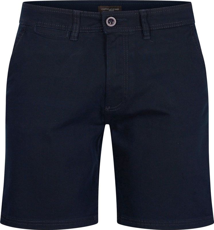 Cappuccino Italia - Heren Shorts Chino Short Navy - Blauw