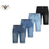 Cappuccino Italia - Heren Shorts Denim Short Dark Wash - Blauw