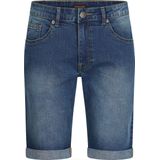 Cappuccino Italia - Heren Shorts Denim Short Dark Wash - Blauw