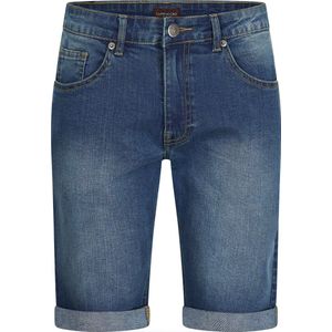 Cappuccino Italia - Heren Shorts Denim Short Dark Wash - Blauw