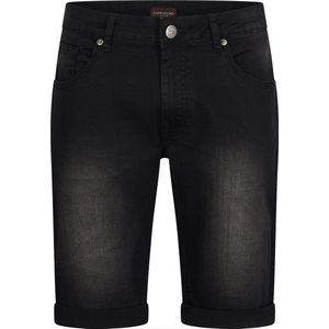 Cappuccino Italia - Heren Shorts Denim Short Black - Zwart