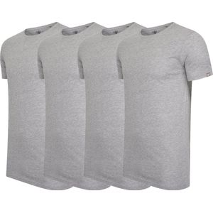 Cappuccino Italia - Heren Tee SS 4-Pack T-shirts - Grijs