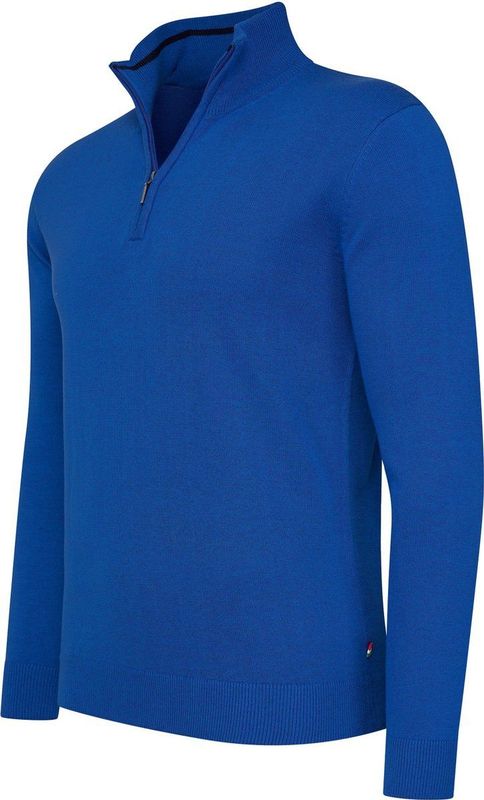 Cappuccino Italia - Heren Trui Bergamo Zip Pullover - Grijs