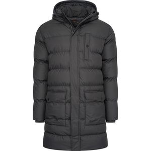Cappuccino Italia - Hooded Winter Jacket - Zwart - Polyester