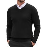 Cappuccino Italia - Mock Pullover - Heren Trui - Zwart