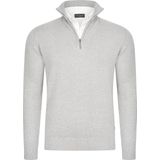 Cappuccino Italia - Mock Zip Pullover - Rood - Katoen/Polyester