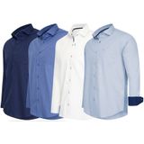 Cappuccino - Overhemd - Wit - Regular Fit