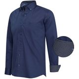 Cappuccino - Herenhemd - Bruin - Katoen met Elastaan