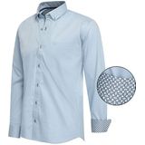 Cappuccino - Herenhemd - Bruin - Katoen met Elastaan