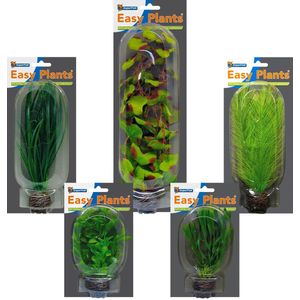 Easy Plants Aquarium kunst planten klein, middel, groot (Combinatieset 3)