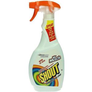 Mr Muscle Shout Vlekkenoplosser Spray 500ml 2 consumentenverpakkingen