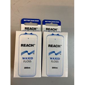 REACH voorheen Johnson & johnson Dental floss 200 meter 2 stuks
