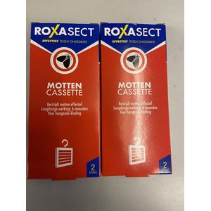 Roxasect Motten cassette  2 verpakkingen met 2 cassettes