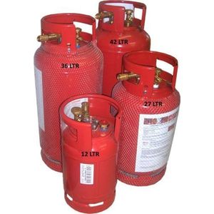 LPG gasfles 36 liter Gasdamp tank
