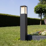 LED Tuinpaal - Sokkel - Staande buitenlamp | 65cm | Antraciet | IP44 | KELLOX