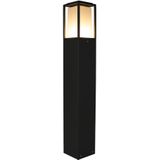 LED Tuinpaal - Sokkel - Staande buitenlamp | 65cm | Antraciet | IP44 | KELLOX