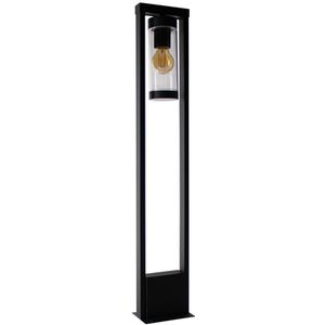 LED sokkel - Tuinpaal - Staande buitenlamp | E27 | 80cm | Zwart | IP44 - SONNY