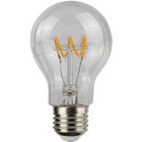 LED Gloeidraad lamp spiraal | dimbaar | 4W | A60 | E27 - 2200K - Extra warm wit